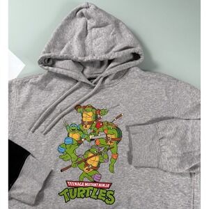 Teenage Mutant Ninja Turtles Mens Youths M ColorBlocked w/ Graphic Logo Hoodie